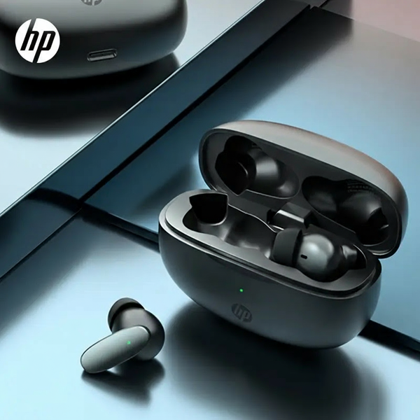 HP Wireless Earbuds - Clean with Logos