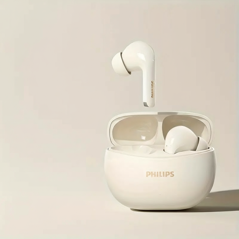 White Philips Earbuds - Clean